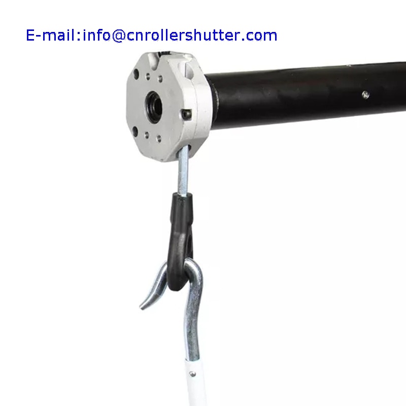 Universal Roll Shutter U-Joint Crank Handle Kit – 2-Hole Pivot 45° For Square Drive Shaft (1/4" X 12")