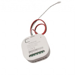 Mini wall mounted receiver for AC tubular motor