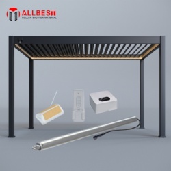 DC24V Waterproof Linear Actuator for aluminum pergola